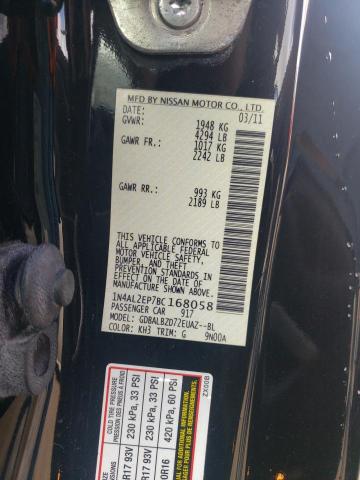 Photo 11 VIN: 1N4AL2EP7BC168058 - NISSAN ALTIMA 