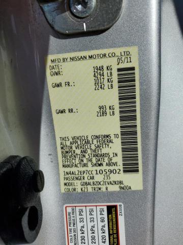 Photo 11 VIN: 1N4AL2EP7CC105902 - NISSAN ALTIMA S 