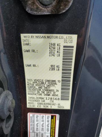 Photo 12 VIN: 1N4AL2EP8AC128568 - NISSAN ALTIMA 