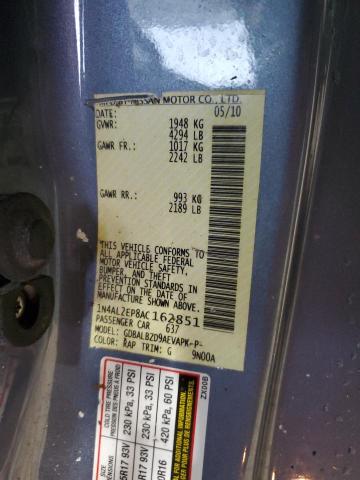 Photo 11 VIN: 1N4AL2EP8AC162851 - NISSAN ALTIMA S 