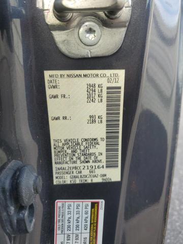 Photo 11 VIN: 1N4AL2EP8CC219164 - NISSAN ALTIMA S 