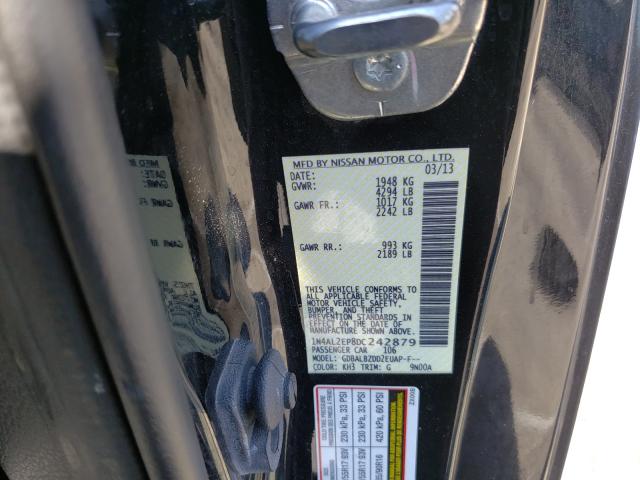 Photo 9 VIN: 1N4AL2EP8DC242879 - NISSAN ALTIMA S 