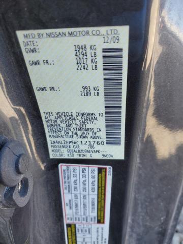 Photo 12 VIN: 1N4AL2EP9AC121760 - NISSAN ALTIMA S 