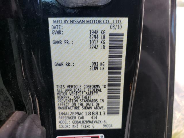 Photo 9 VIN: 1N4AL2EP9AC188813 - NISSAN ALTIMA S 