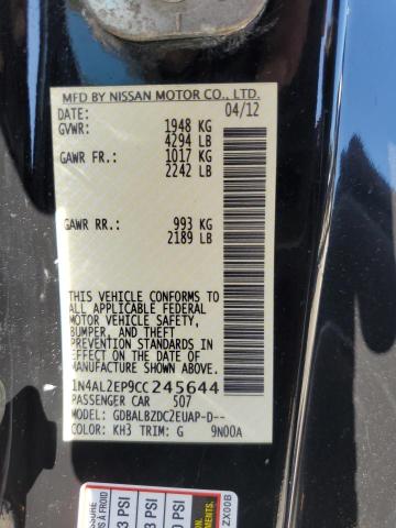 Photo 11 VIN: 1N4AL2EP9CC245644 - NISSAN ALTIMA S 