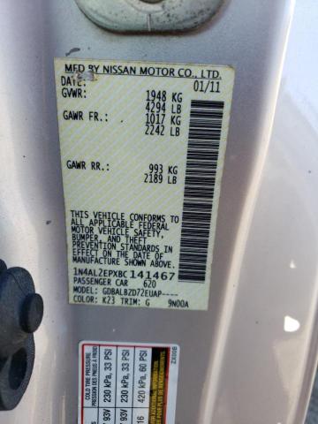 Photo 12 VIN: 1N4AL2EPXBC141467 - NISSAN ALTIMA 