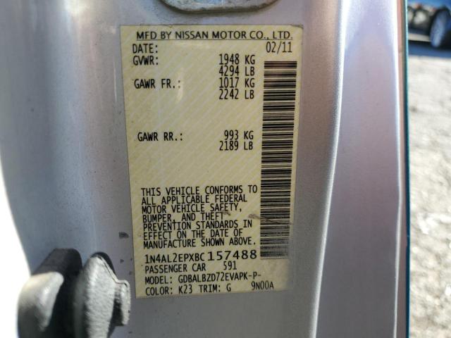 Photo 11 VIN: 1N4AL2EPXBC157488 - NISSAN ALTIMA 