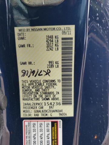 Photo 11 VIN: 1N4AL2EPXCC154236 - NISSAN ALTIMA 