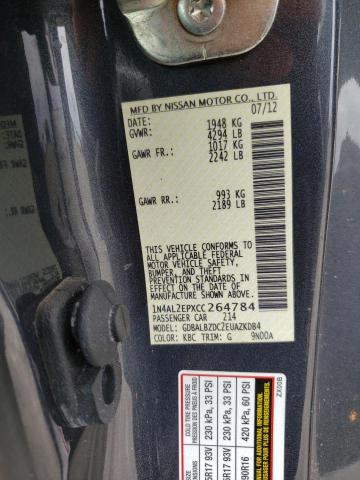 Photo 12 VIN: 1N4AL2EPXCC264784 - NISSAN ALTIMA 