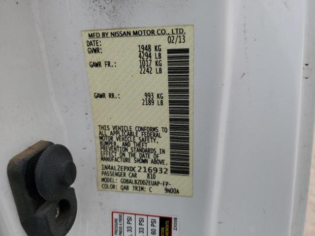 Photo 11 VIN: 1N4AL2EPXDC216932 - NISSAN ALTIMA 