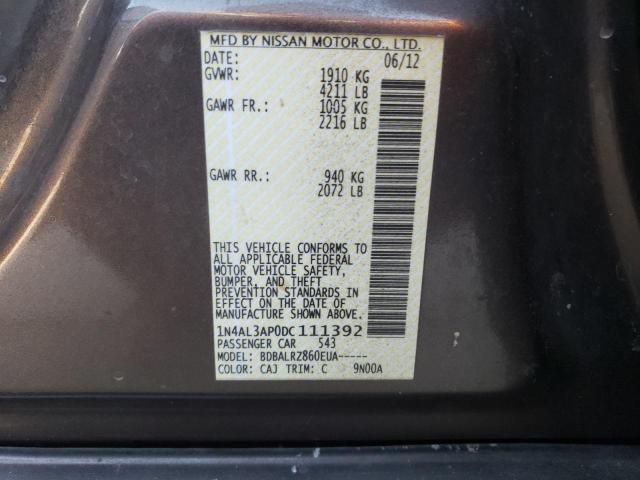 Photo 11 VIN: 1N4AL3AP0DC111392 - NISSAN ALTIMA 2.5 