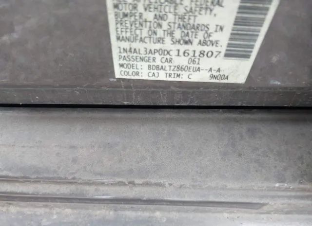 Photo 8 VIN: 1N4AL3AP0DC161807 - NISSAN ALTIMA 