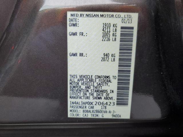 Photo 11 VIN: 1N4AL3AP0DC206423 - NISSAN ALTIMA 