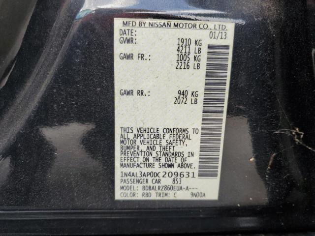 Photo 9 VIN: 1N4AL3AP0DC209631 - NISSAN ALTIMA 2.5 