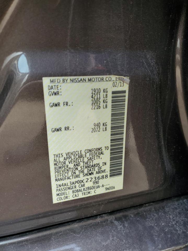 Photo 11 VIN: 1N4AL3AP0DC223688 - NISSAN ALTIMA 