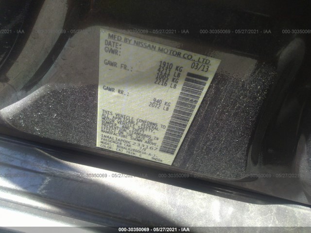 Photo 8 VIN: 1N4AL3AP0DC233167 - NISSAN ALTIMA 