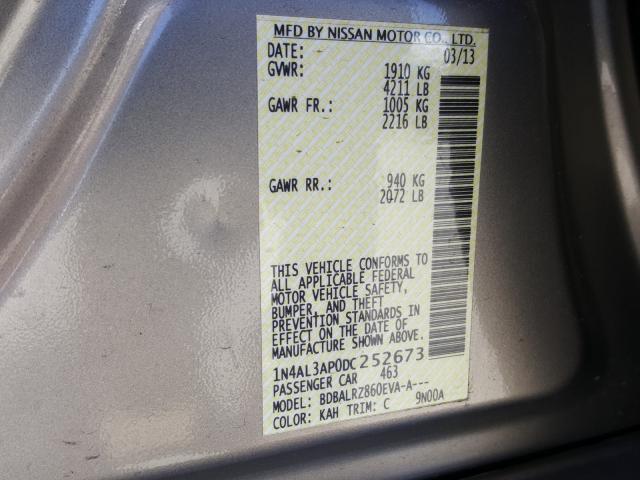 Photo 9 VIN: 1N4AL3AP0DC252673 - NISSAN ALTIMA 2.5 