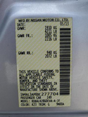 Photo 11 VIN: 1N4AL3AP0DC277704 - NISSAN ALTIMA 2.5 