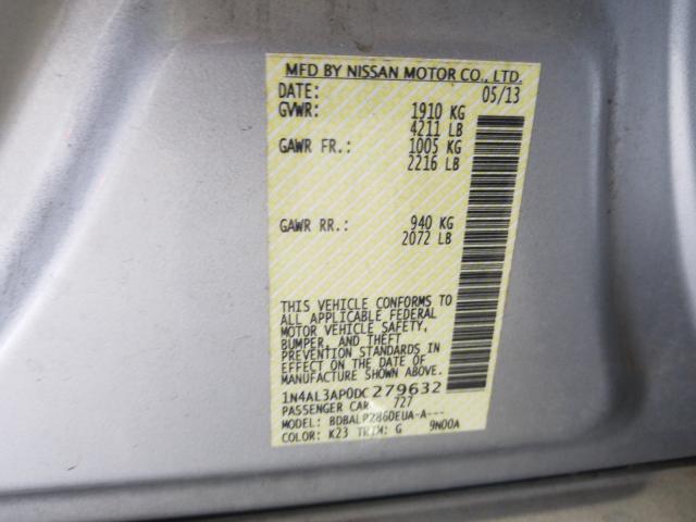 Photo 9 VIN: 1N4AL3AP0DC279632 - NISSAN ALTIMA 2.5 