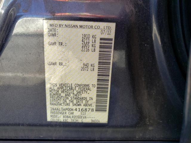 Photo 12 VIN: 1N4AL3AP0DN416878 - NISSAN ALTIMA 2.5 