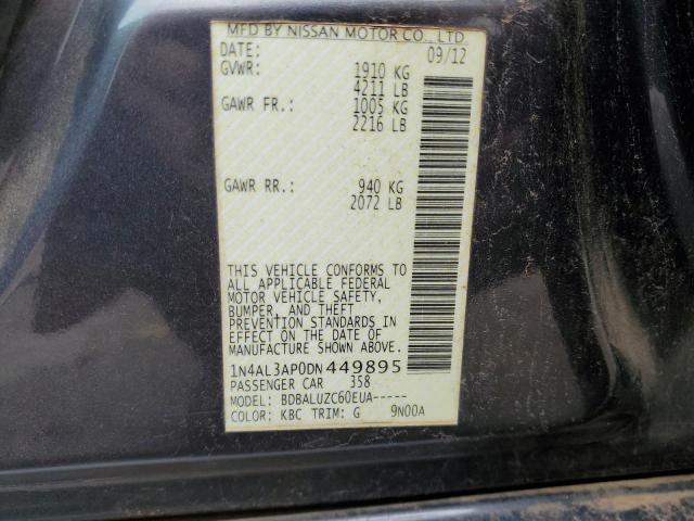 Photo 11 VIN: 1N4AL3AP0DN449895 - NISSAN ALTIMA 