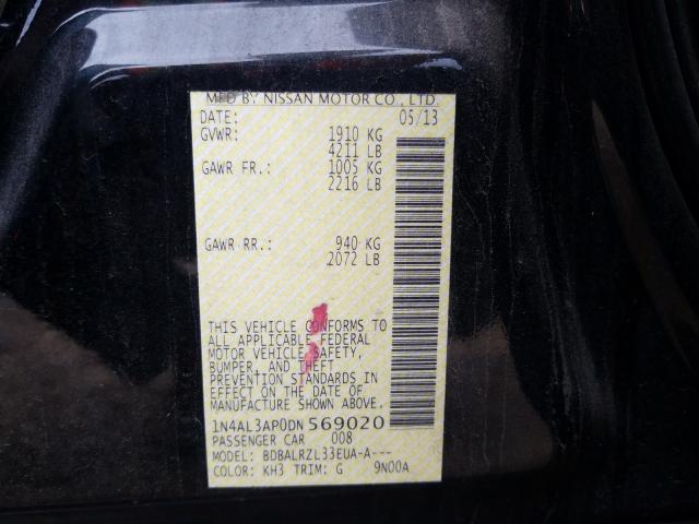 Photo 9 VIN: 1N4AL3AP0DN569020 - NISSAN ALTIMA 2.5 