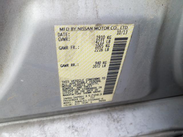 Photo 9 VIN: 1N4AL3AP0EC157063 - NISSAN ALTIMA 2.5 