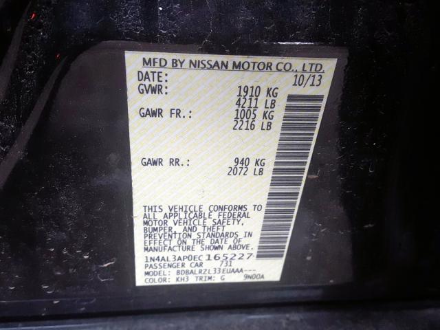 Photo 9 VIN: 1N4AL3AP0EC165227 - NISSAN ALTIMA 2.5 