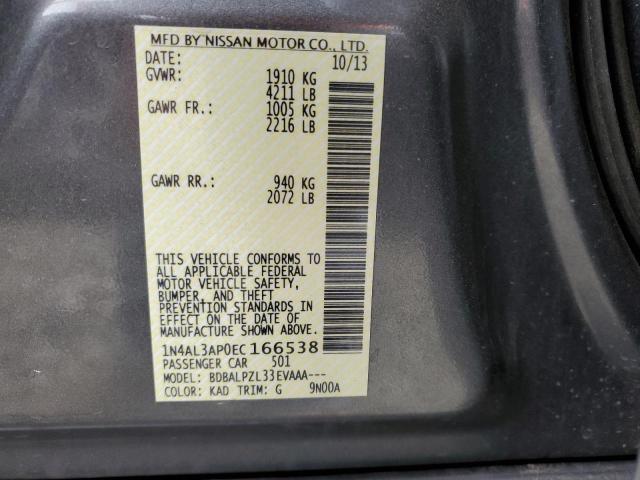 Photo 11 VIN: 1N4AL3AP0EC166538 - NISSAN ALTIMA 