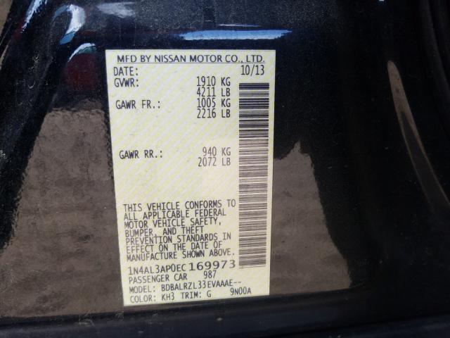 Photo 9 VIN: 1N4AL3AP0EC169973 - NISSAN ALTIMA 2.5 