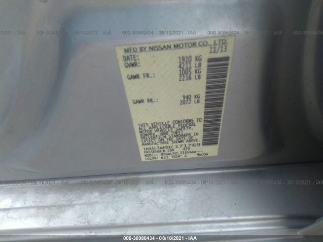 Photo 8 VIN: 1N4AL3AP0EC171769 - NISSAN ALTIMA 