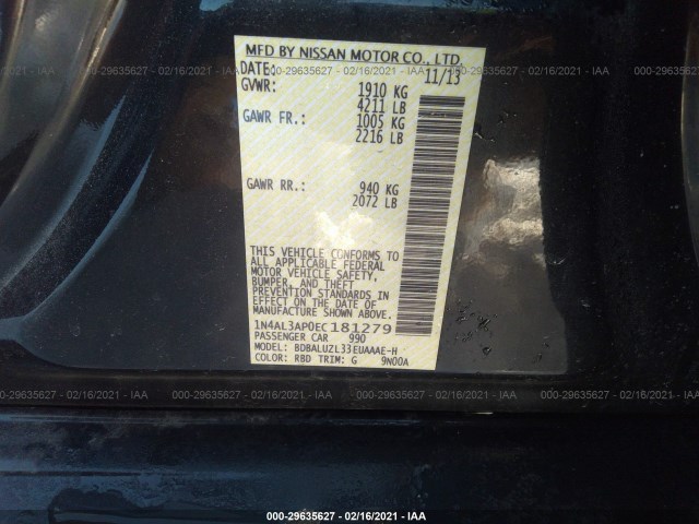 Photo 8 VIN: 1N4AL3AP0EC181279 - NISSAN ALTIMA 