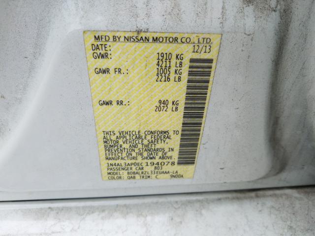 Photo 9 VIN: 1N4AL3AP0EC194078 - NISSAN ALTIMA 2.5 