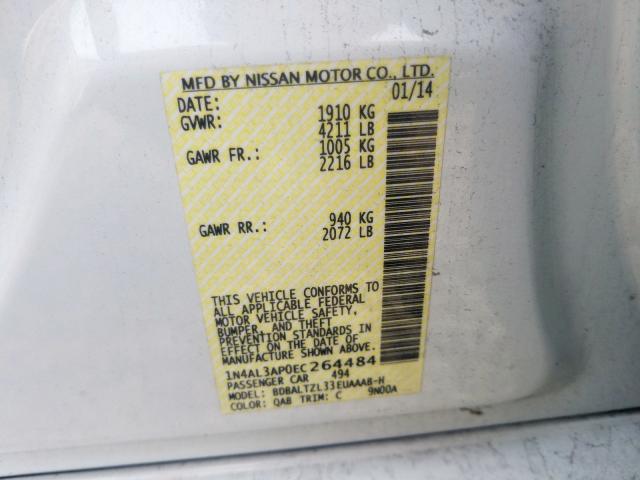 Photo 9 VIN: 1N4AL3AP0EC264484 - NISSAN ALTIMA 2.5 