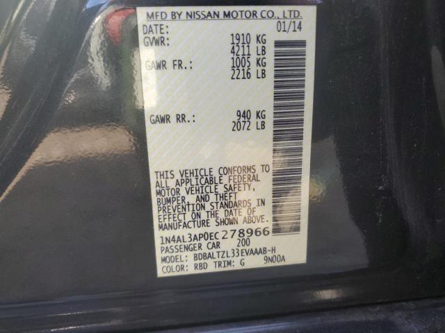 Photo 11 VIN: 1N4AL3AP0EC278966 - NISSAN ALTIMA 2.5 