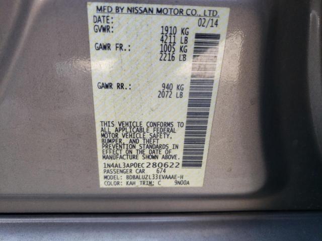 Photo 9 VIN: 1N4AL3AP0EC280622 - NISSAN ALTIMA 2.5 