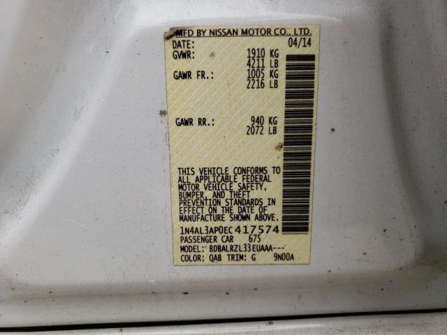 Photo 11 VIN: 1N4AL3AP0EC417574 - NISSAN ALTIMA 