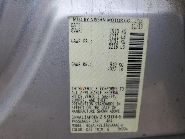 Photo 11 VIN: 1N4AL3AP0EN259046 - NISSAN ALTIMA 