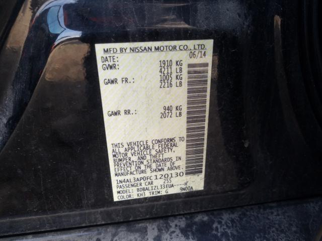 Photo 9 VIN: 1N4AL3AP0FC120130 - NISSAN ALTIMA 2.5 