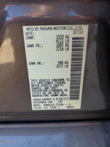 Photo 11 VIN: 1N4AL3AP0FC133072 - NISSAN ALTIMA 2.5 