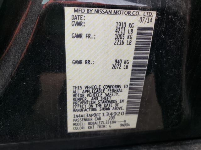 Photo 9 VIN: 1N4AL3AP0FC134920 - NISSAN ALTIMA 2.5 