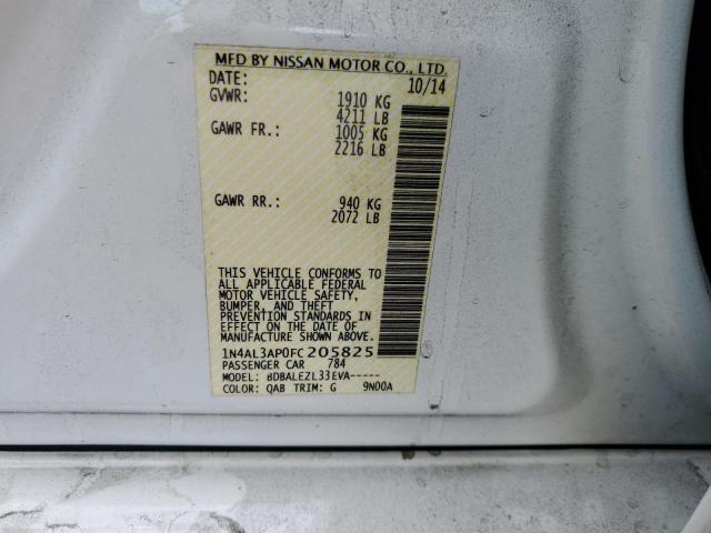 Photo 11 VIN: 1N4AL3AP0FC205825 - NISSAN ALTIMA 2.5 