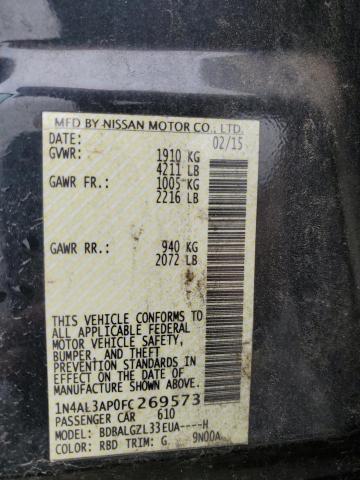 Photo 12 VIN: 1N4AL3AP0FC269573 - NISSAN ALTIMA 2.5 