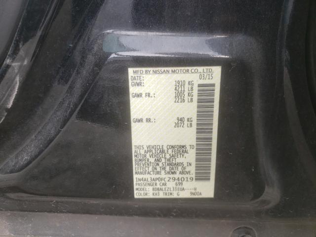 Photo 9 VIN: 1N4AL3AP0FC294019 - NISSAN ALTIMA 2.5 