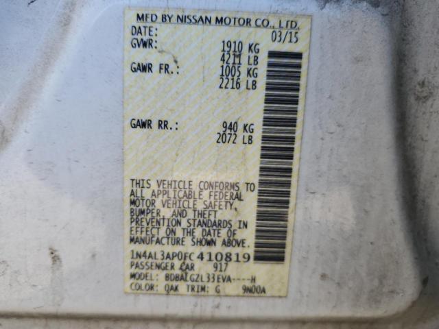 Photo 11 VIN: 1N4AL3AP0FC410819 - NISSAN ALTIMA 