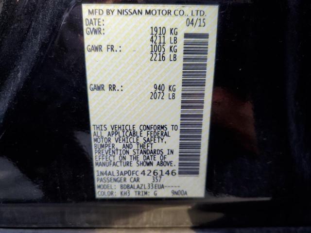 Photo 11 VIN: 1N4AL3AP0FC426146 - NISSAN ALTIMA 2.5 