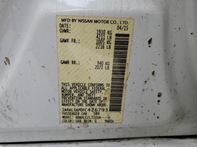 Photo 12 VIN: 1N4AL3AP0FC426793 - NISSAN ALTIMA 2.5 