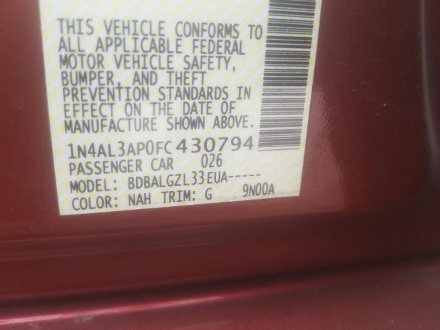 Photo 9 VIN: 1N4AL3AP0FC430794 - NISSAN ALTIMA 2.5 