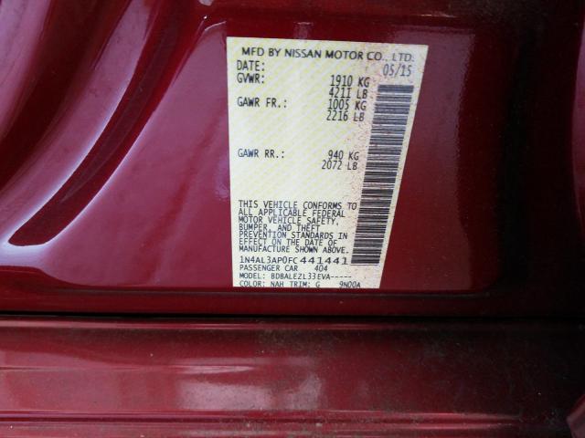 Photo 9 VIN: 1N4AL3AP0FC441441 - NISSAN ALTIMA 2.5 