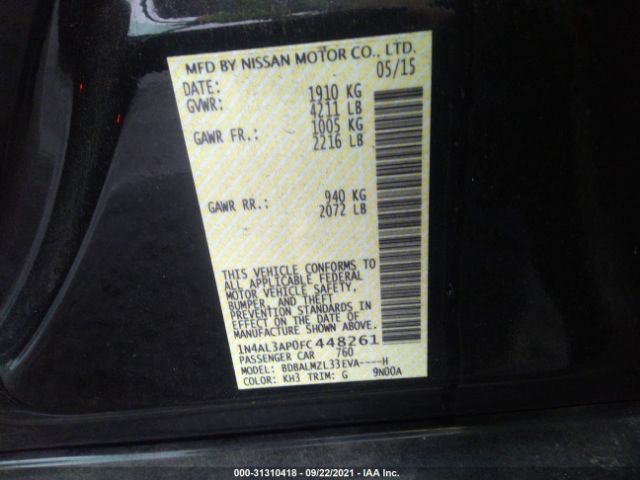 Photo 8 VIN: 1N4AL3AP0FC448261 - NISSAN ALTIMA 